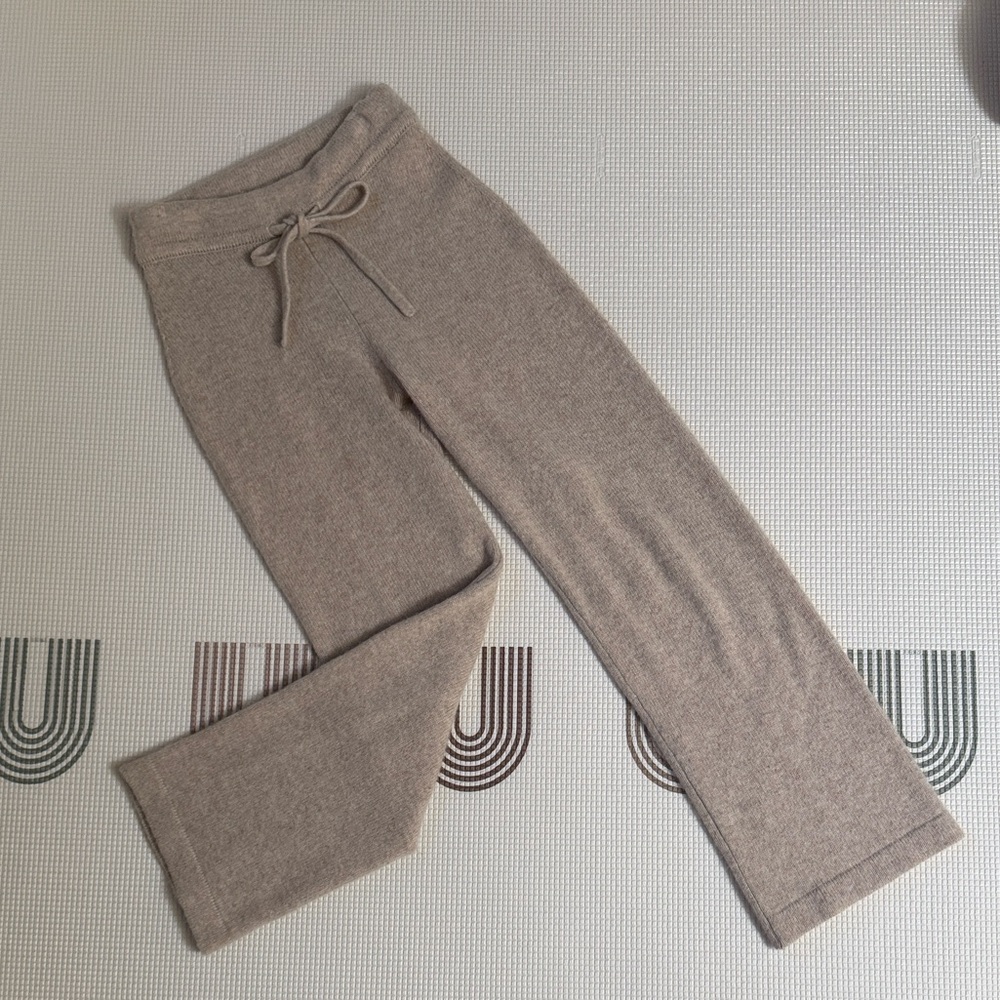 Babaton Cashmere Lounge Pants - Taupe